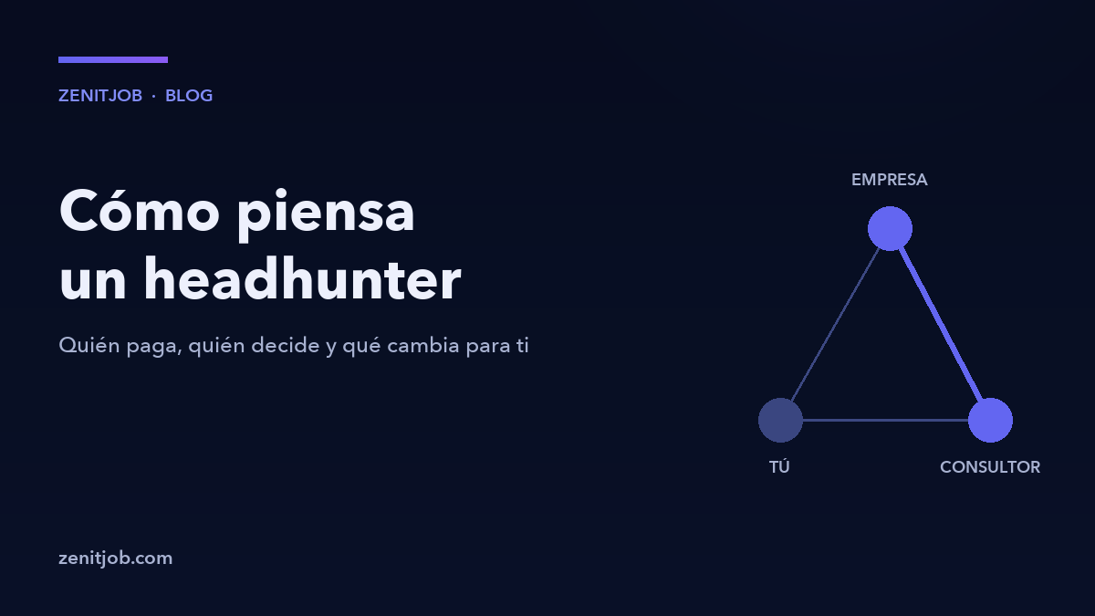 Cómo piensa un headhunter: su cliente no eres tú